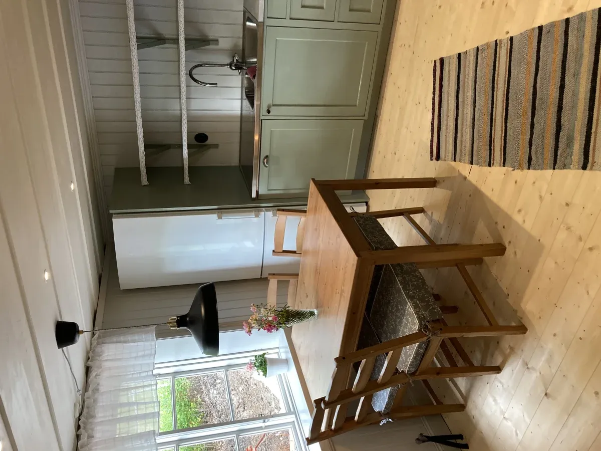 Sovrum med dubbelsäng